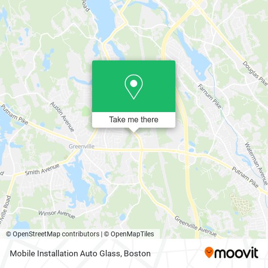 Mobile Installation Auto Glass map