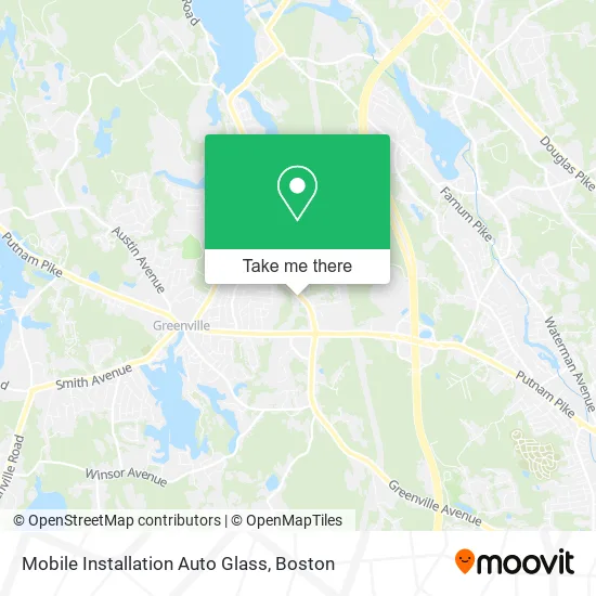 Mapa de Mobile Installation Auto Glass