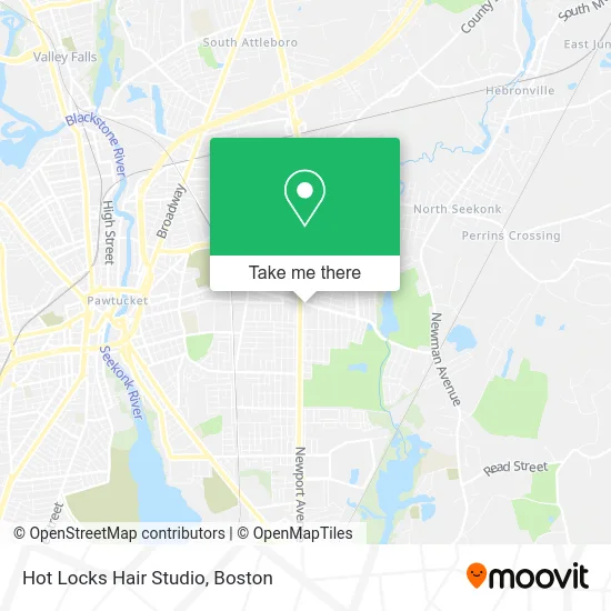 Hot Locks Hair Studio map