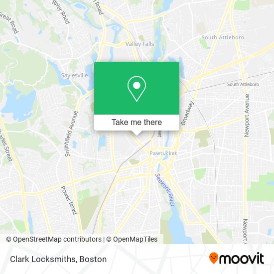 Mapa de Clark Locksmiths