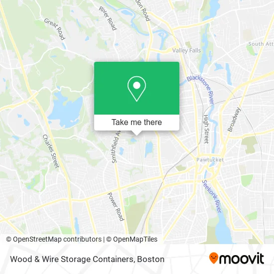 Mapa de Wood & Wire Storage Containers
