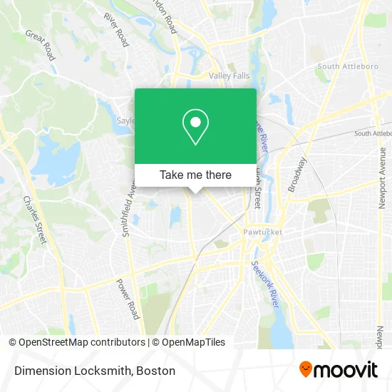 Dimension Locksmith map