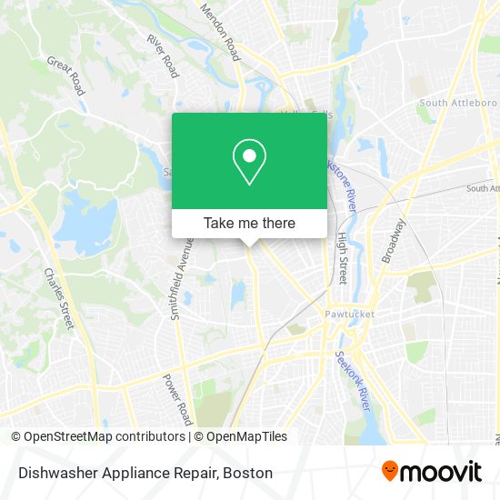 Dishwasher Appliance Repair map