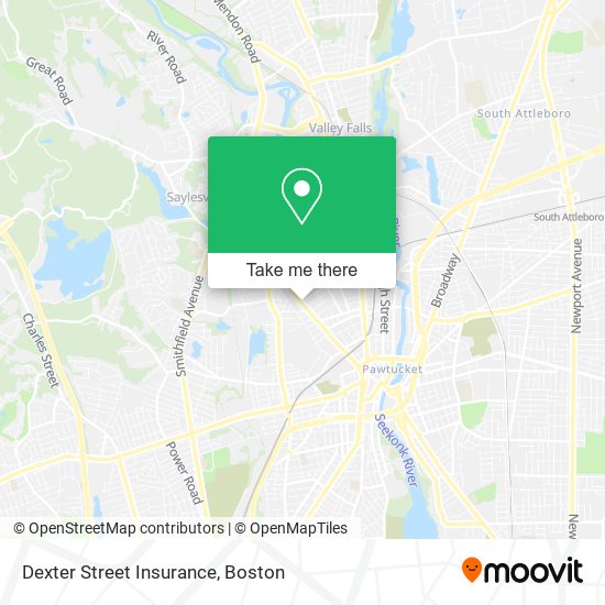 Dexter Street Insurance map
