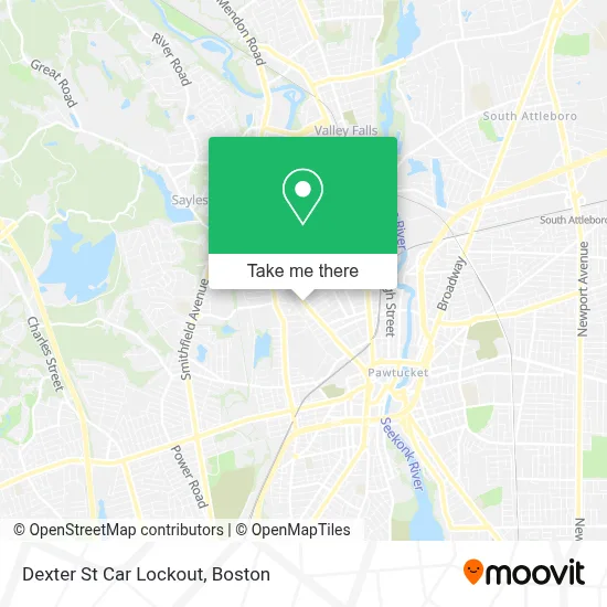 Dexter St Car Lockout map