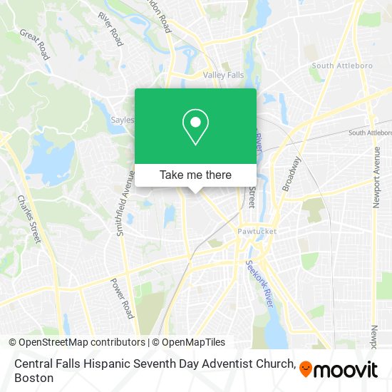 Central Falls Hispanic Seventh Day Adventist Church map