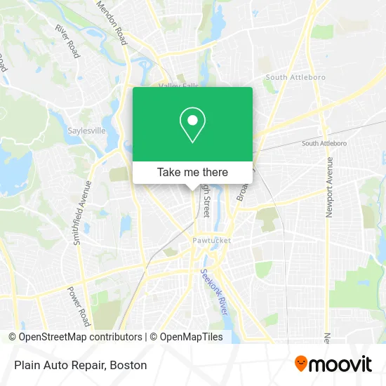 Plain Auto Repair map