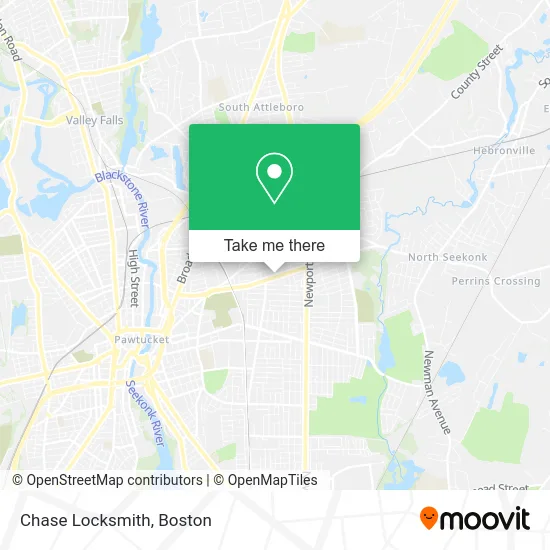 Chase Locksmith map