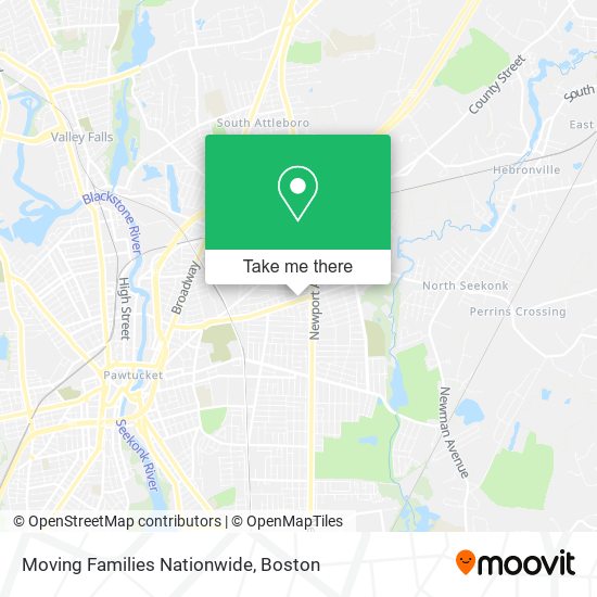 Moving Families Nationwide map