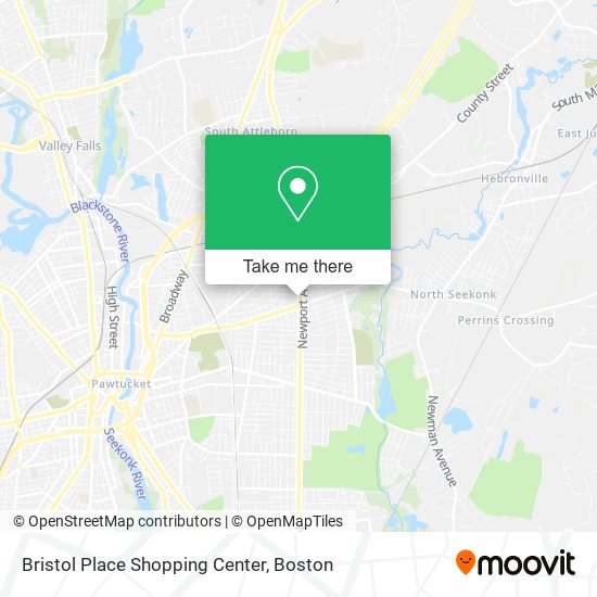 Bristol Place Shopping Center map