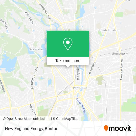 Mapa de New England Energy