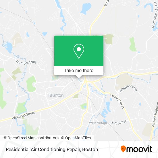Residential Air Conditioning Repair map