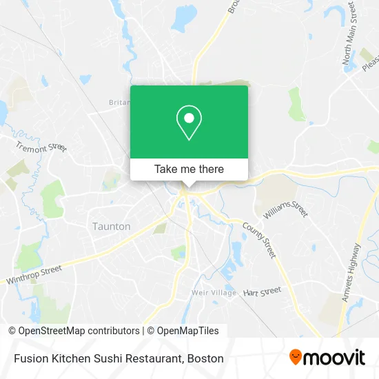 Fusion Kitchen Sushi Restaurant map