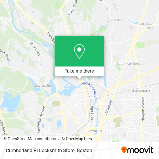 Cumberland Ri Locksmith Store map
