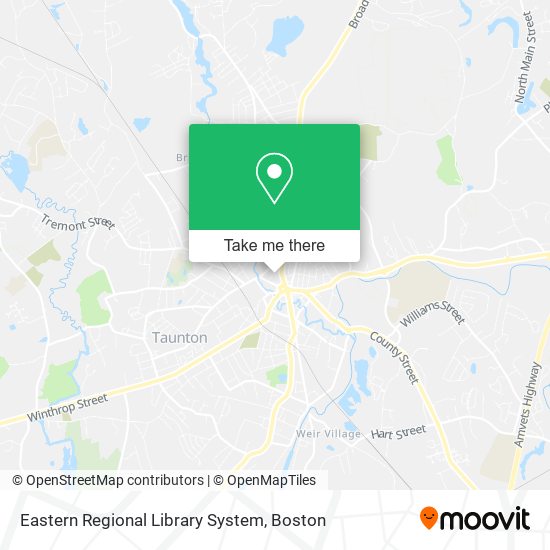 Eastern Regional Library System map