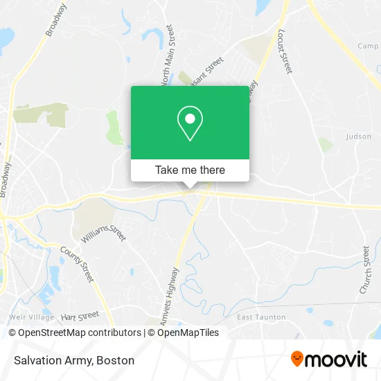Salvation Army map