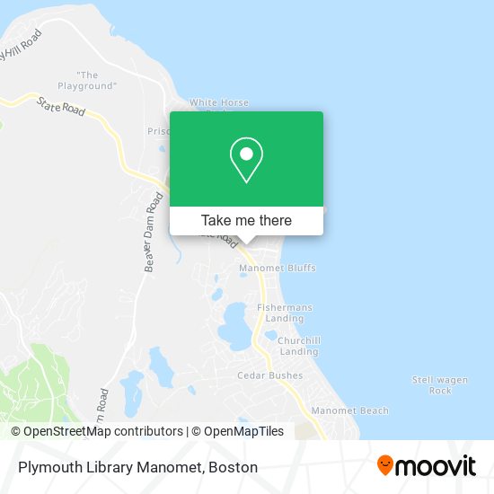 Mapa de Plymouth Library Manomet