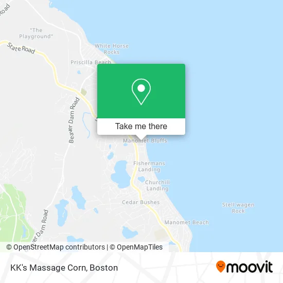 KK's Massage Corn map