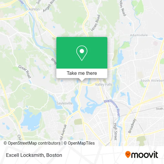 Excell Locksmith map