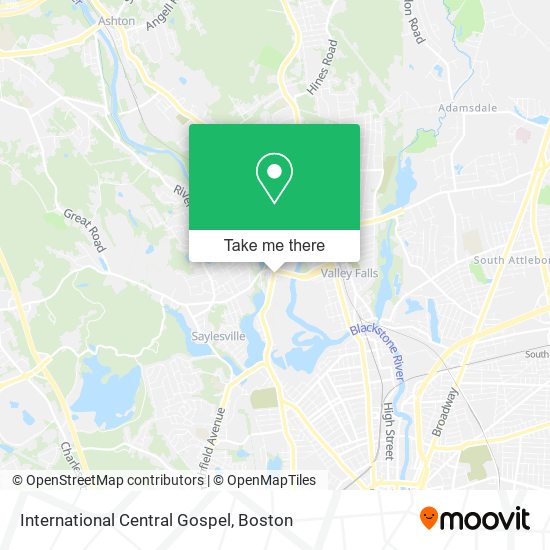 International Central Gospel map