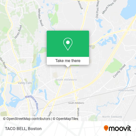 Mapa de TACO BELL