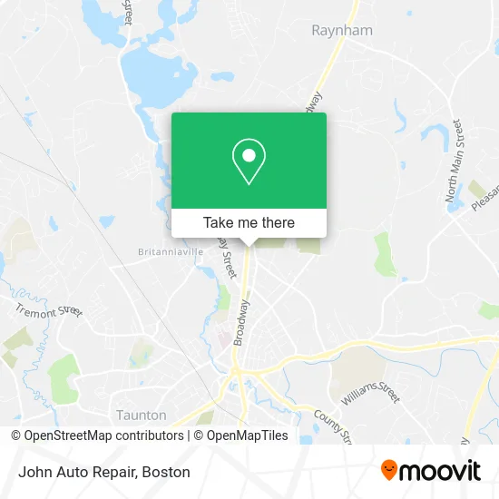 John Auto Repair map
