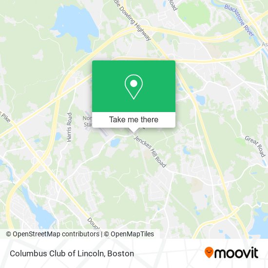 Columbus Club of Lincoln map