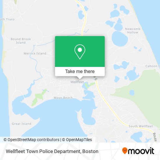 Wellfleet Town Police Department map