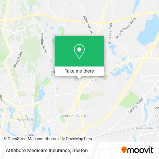 Attleboro Medicare Insurance map