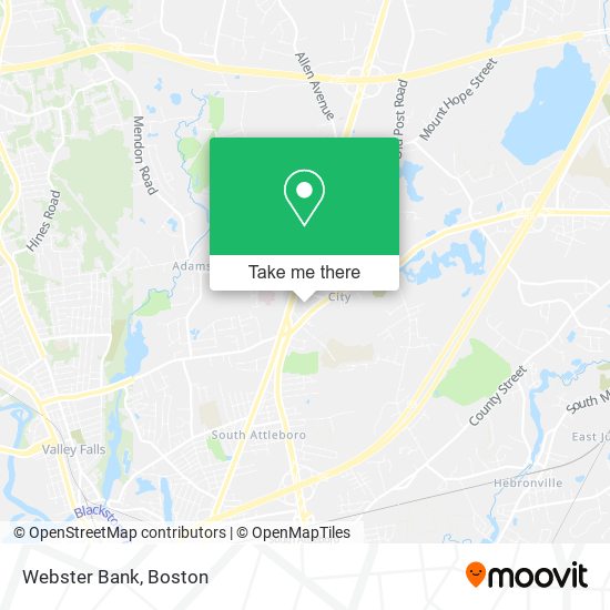 Mapa de Webster Bank