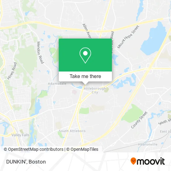 DUNKIN' map
