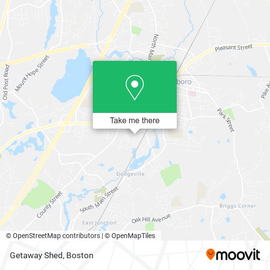 Mapa de Getaway Shed