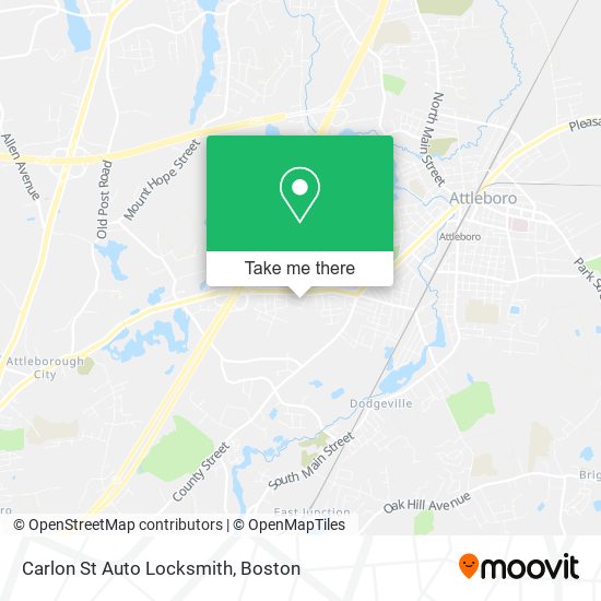Carlon St Auto Locksmith map