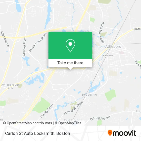 Carlon St Auto Locksmith map