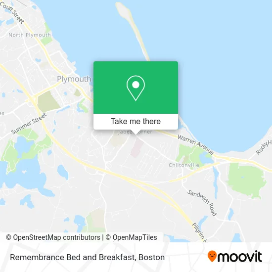 Remembrance Bed and Breakfast map