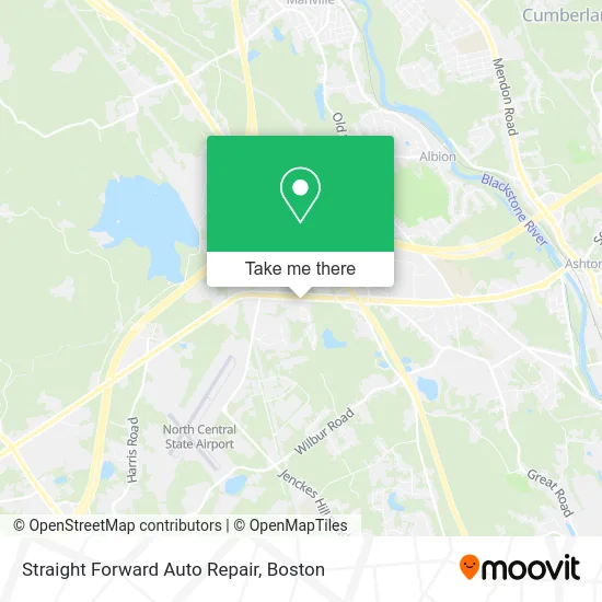 Straight Forward Auto Repair map