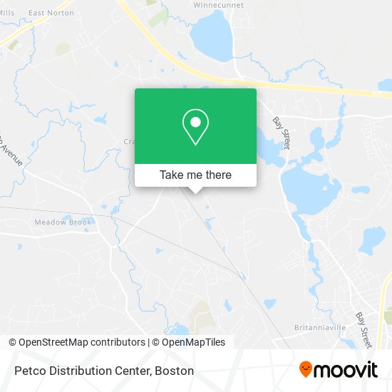 Petco Distribution Center map