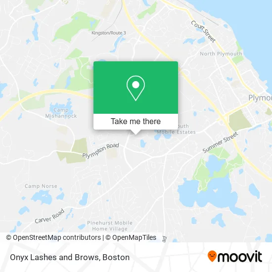Onyx Lashes and Brows map