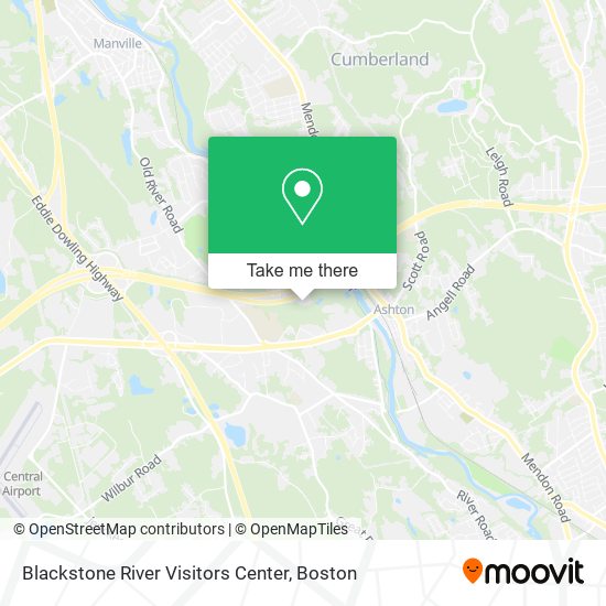 Mapa de Blackstone River Visitors Center