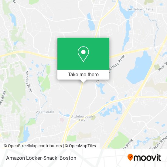 Mapa de Amazon Locker-Snack