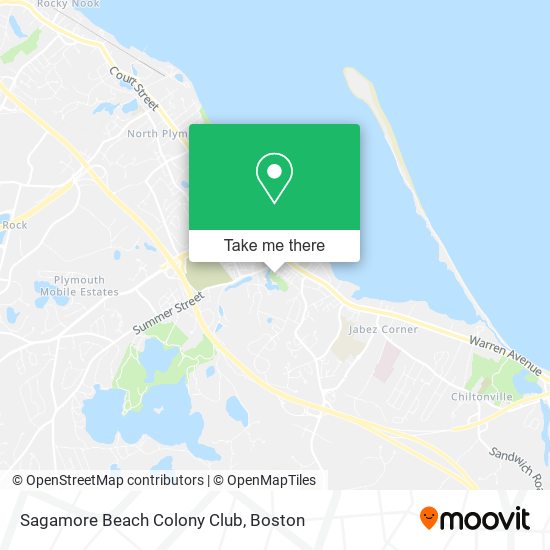 Sagamore Beach Colony Club map