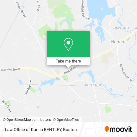 Law Office of Donna BENTLEY map