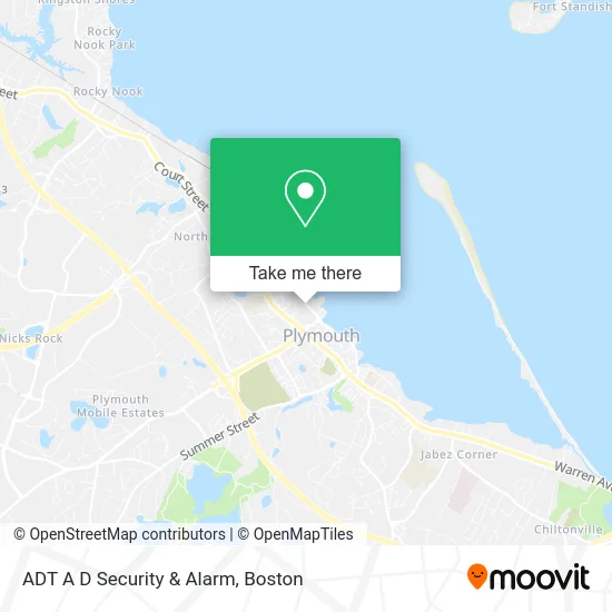 ADT A D Security & Alarm map