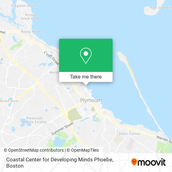 Coastal Center for Developing Minds Phoebe map