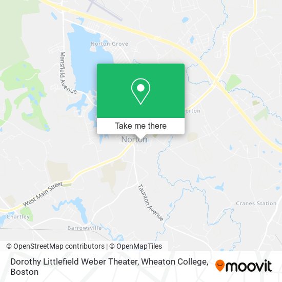 Mapa de Dorothy Littlefield Weber Theater, Wheaton College
