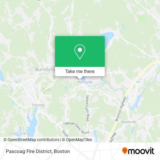 Mapa de Pascoag Fire District