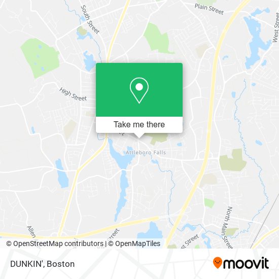 DUNKIN' map