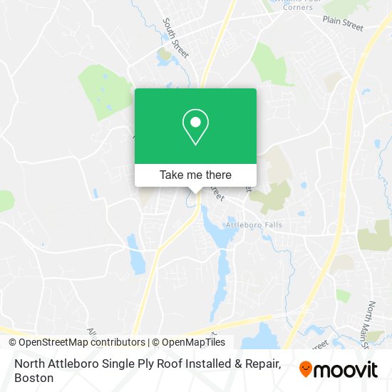 North Attleboro Single Ply Roof Installed & Repair map