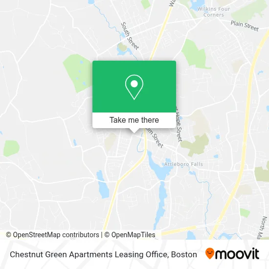 Chestnut Green Apartments Leasing Office map