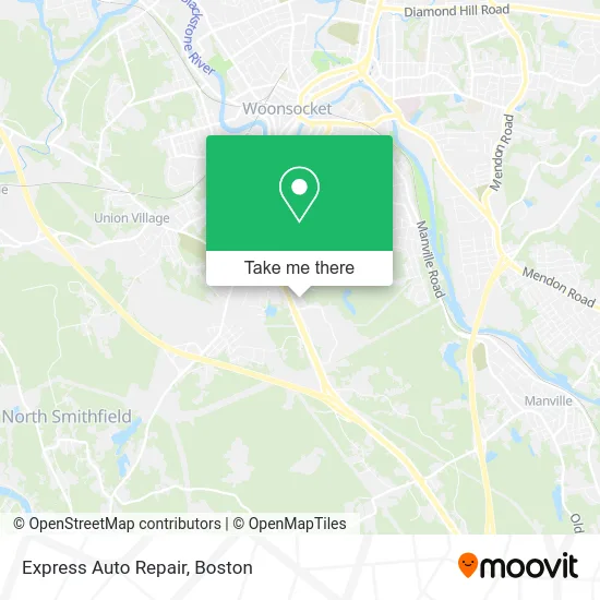 Express Auto Repair map